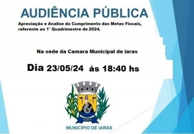 AUDIÊNCIA PUBLICA 