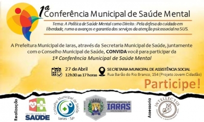 1° CONFERENCIA MUNICIPAL DE SAÚDE MENTAL