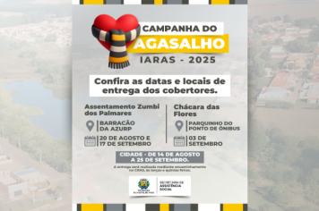 ENTREGA DOS COBERTORES - CAMPANHA DO AGASALHO 2025
