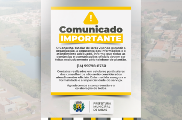 COMUNICADO IMPORTANTE