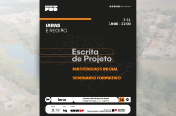 SEMINÁRIO FORMATIVO - MASTERCLASS INICIAL
