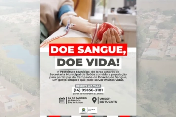 DOE SANGUE, DOE VIDA!