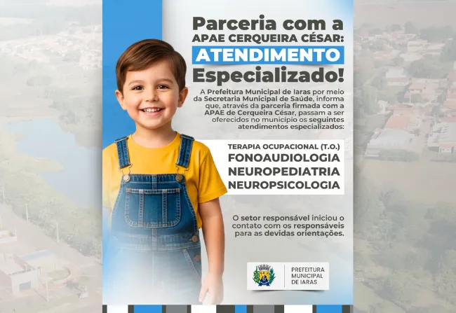 PARCERIA COM A APAE CERQUEIRA CÉSAR - ATENDIMENTO ESPECIALIZADO