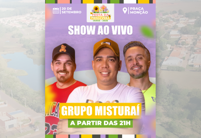 SHOW AO VIVO NA FESTA DA PRIMAVERA - IARAS 2025